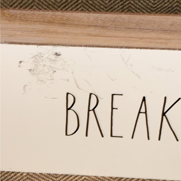 NWT Rae Dunn CLASS TIME BREAK TIME Wood Block Tabletop Sign Teachers/Classrooms - Picture 3 of 7